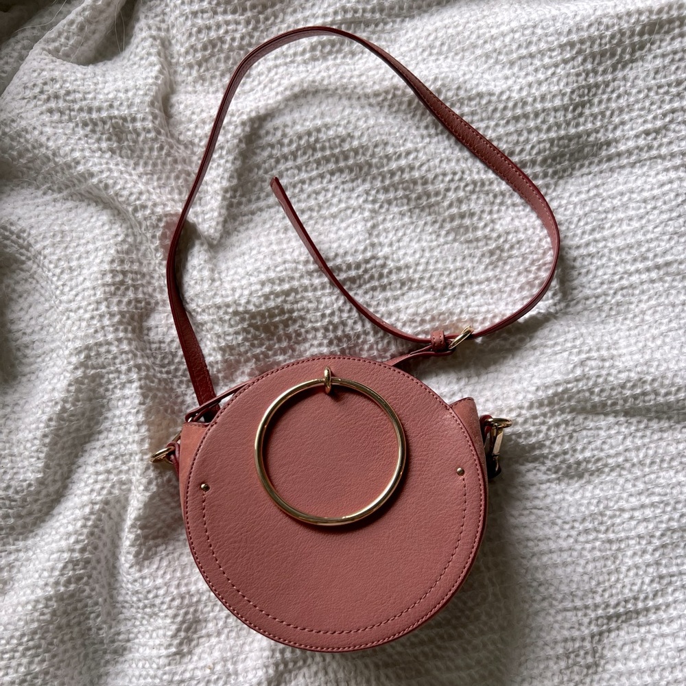 LC Lauren Conrad Aster O-Ring Circle Crossbody Bag